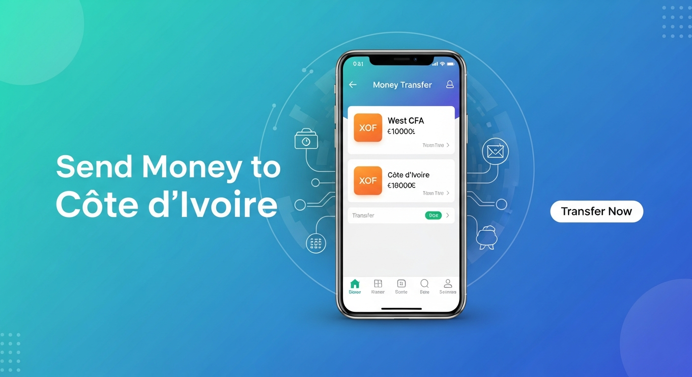 Envoyer de l'argent en Côte d'Ivoire (2025) — Comparez les frais et taux | AyaSend