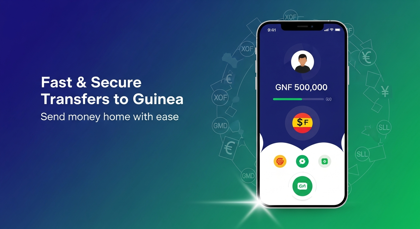Best Way to Send Money to Guinea (2025) — Compare Rates & Fees | AyaSend